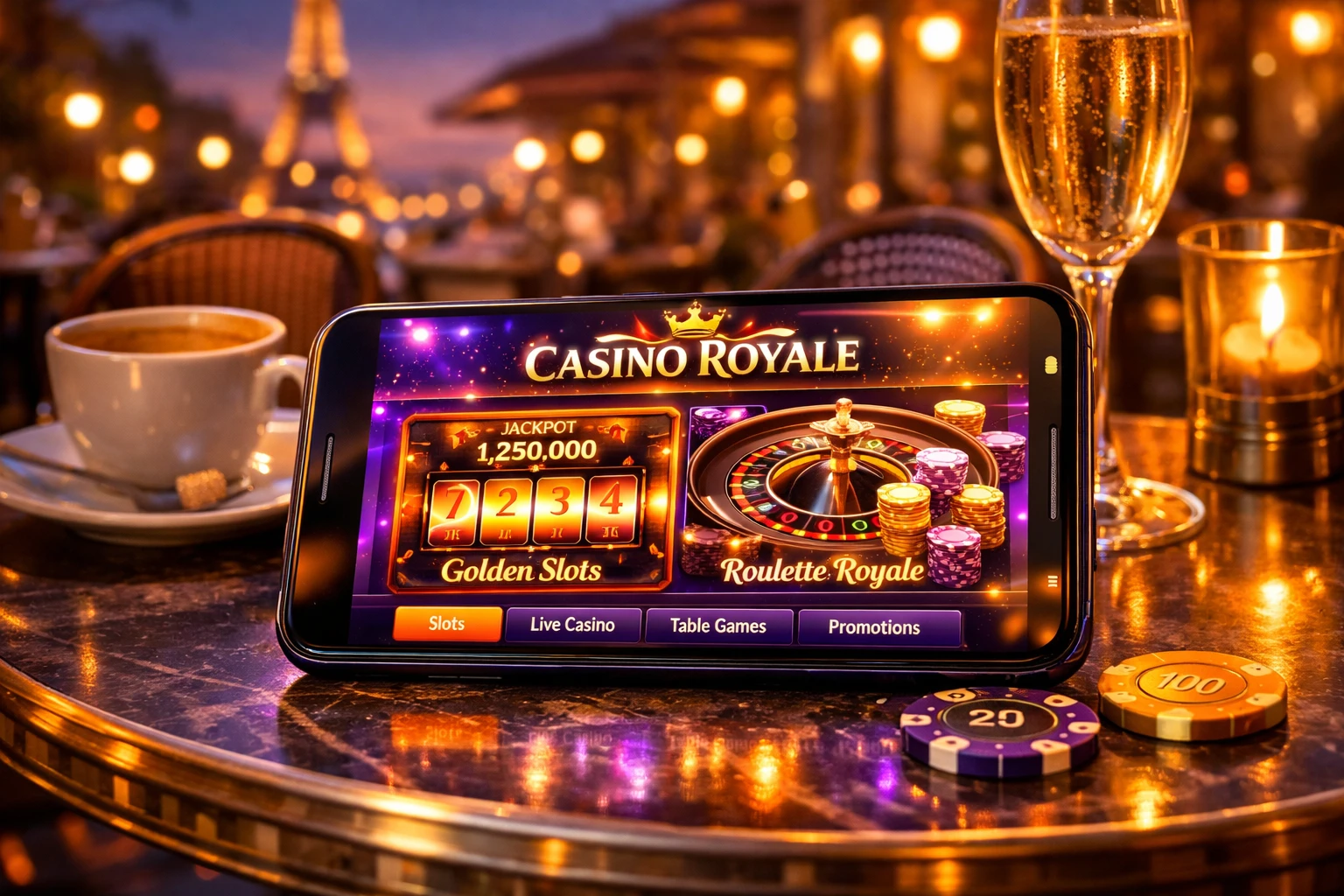 Application mobile de casino en ligne sur smartphone en France