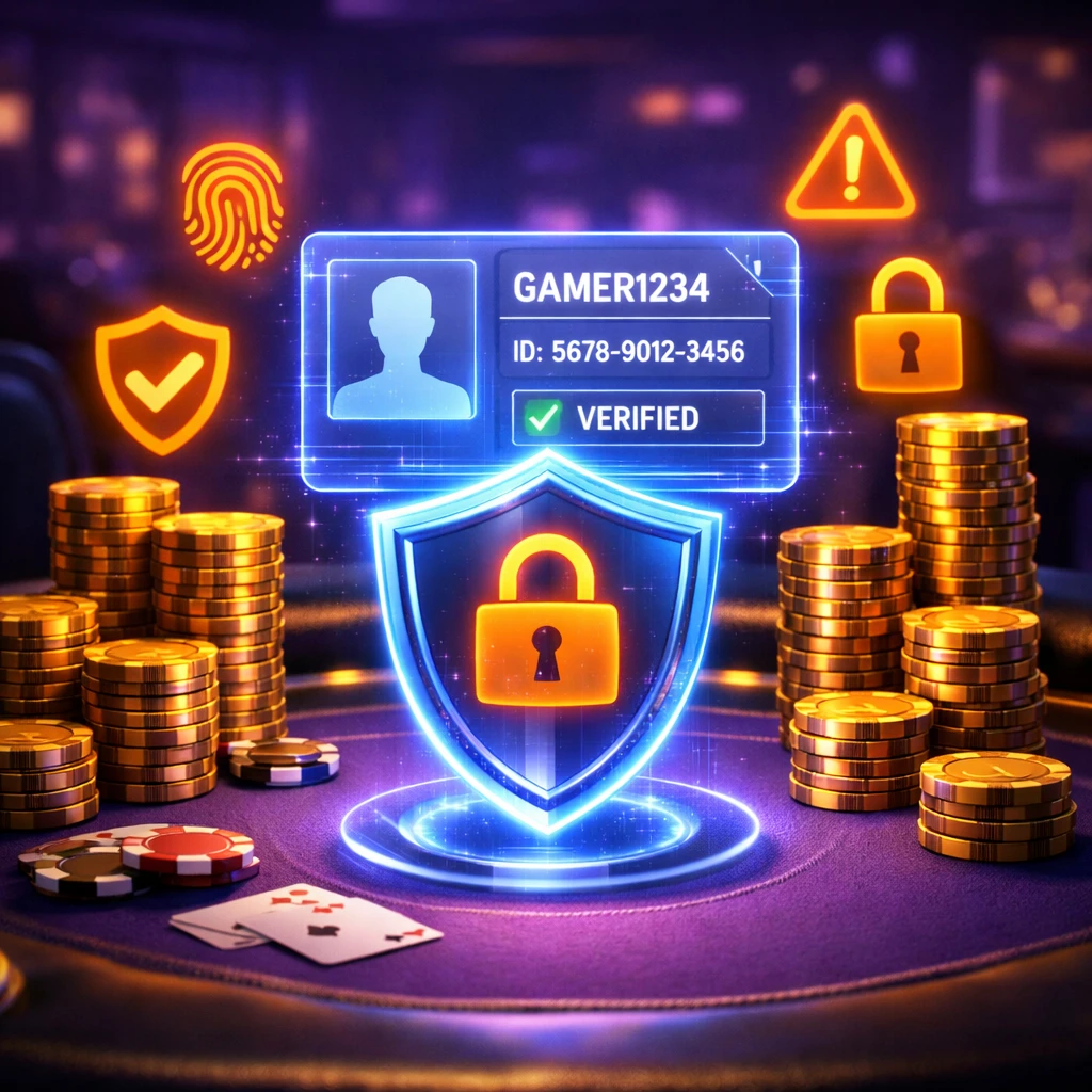 Secure KYC verification and account management for online casino